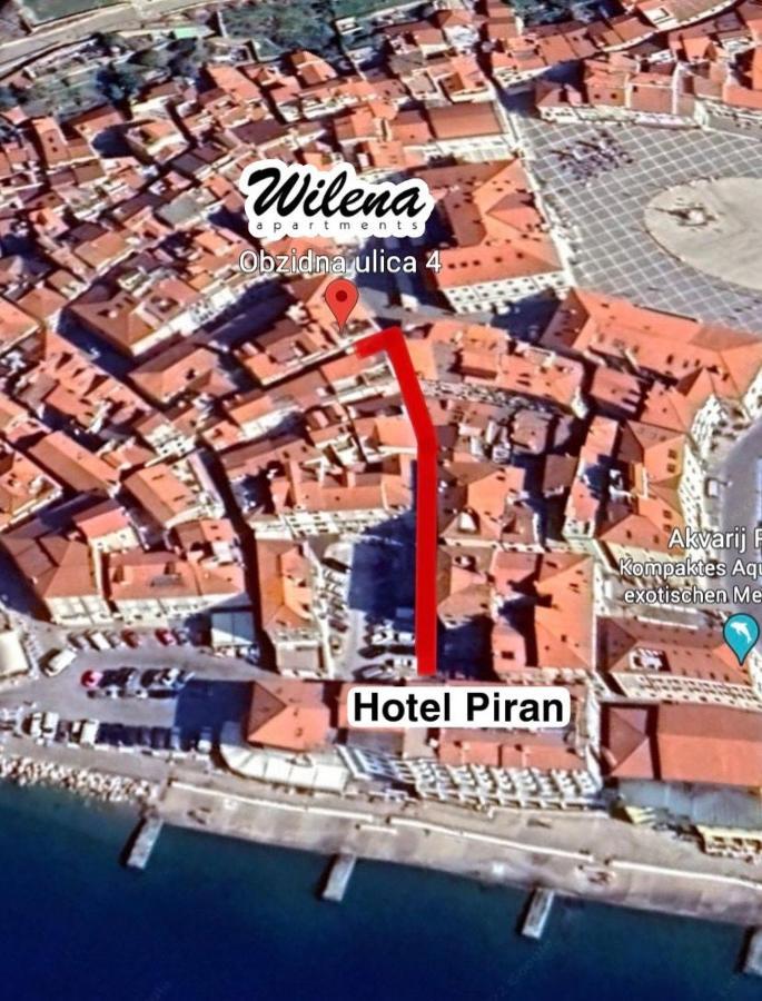 Wilena Apartments Піран Екстер'єр фото